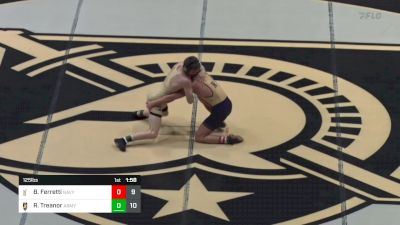 125 lbs Dual - Rich Treanor, Army vs Brendan Ferretti, Navy