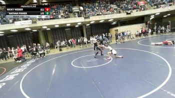 113 lbs Champ. Round 2 - Nathan Fisher, Unattached vs Nicky Weber, Unattached