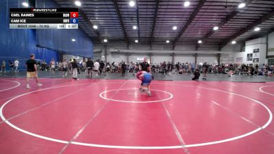 70 kg Rr Rnd 3 - Cael Raines, Bloomsburg vs Cam Ice, Hofstra