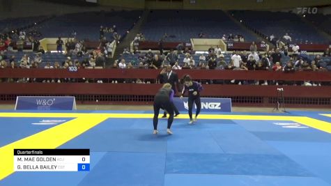 MARIA MAE GOLDEN vs GIANNA BELLA BAILEY 2024 Pan IBJJF Jiu-Jitsu No-Gi Championship