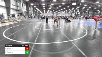 114 lbs Consi Of 16 #1 - Cailan Drake, NY vs Taryn Evans, CA