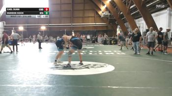 215 lbs 5th Place - Cael Dunn, Combat Athletics vs Hudson Koch, Nevada Elite/mcqueen