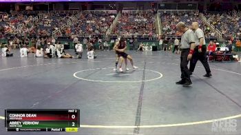 3A 106 lbs Quarterfinal - Abrey Verhow, White Oak vs Connor Dean, Westover