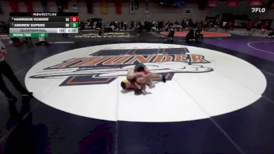 165 lbs Quarterfinal - Andrew Supers, Baldwin Wallace vs Harrison Konder, North Central