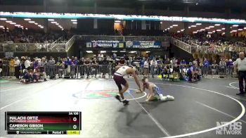 3A 106 lbs 3rd Place Match - Malachi Ortiz, Palm Harbor University vs Cameron Gibson, Wellington Community Hs