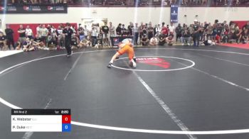 70 kg Rr Rnd 2 - Kannon Webster, Illinois Regional Training Center/Illini WC vs Pj Duke, KD Trained