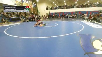 113 lbs Cons. Round 2 - James Sams, Lewiston vs Ashton Miller, Columbia (Burbank)