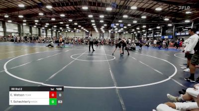 142 lbs Rr Rnd 2 - Ethan Watson, Team Germantown vs Tom Schechterly, Mat Assassins Black