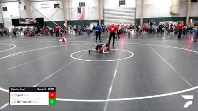 55 lbs Quarterfinal - Olson Samuelson, Oakley Wrestling Club vs Landis Synak, Norris Wrestling Club