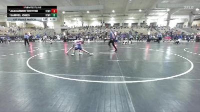 110 lbs 1st Place Match - Samuel Jones, TN Wrestling Academy vs Alexander Whitted, Cavalier Wrestling Club