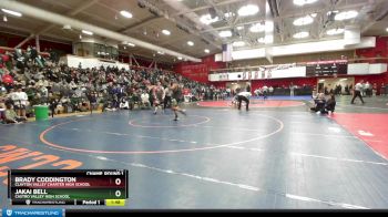 192 lbs Champ. Round 1 - Brady Coddington, Clayton Valley Charter High School vs JaKai Bell, Castro Valley High School