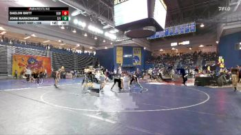 126 lbs Cons. Round 1 - Daelon Britt, Bishop McCort vs John Markowski, St John Vianney