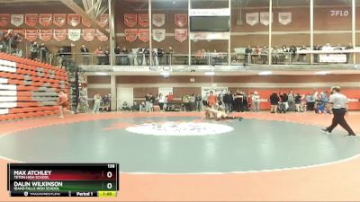 138 lbs Quarterfinal - Max Atchley, Teton High School vs Dalin Wilkinson, Idaho Falls High School