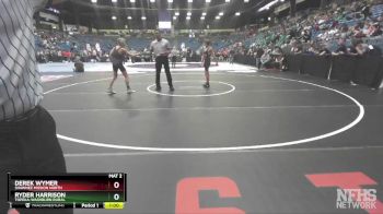 6A - 106 lbs Cons. Round 2 - Ryder Harrison, Topeka-Washburn Rural vs Derek Wymer, Shawnee Mission North