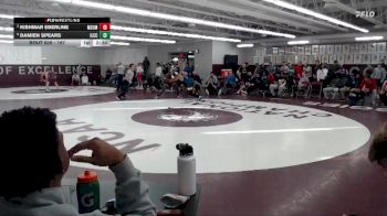 197 lbs 5th Place Match - Damien Spears, Iowa Lakes CC vs Kishmar Eberline, MSU Moorhead