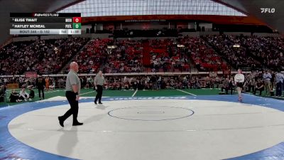 G 152 lbs 1st Place Match - Elise Twait, Meridian vs Hayley McNeal, Potlatch