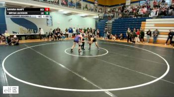 135 lbs. Champ. Round 2 - Savara Hanft, Hickman vs Bryah Jackson, Little Rock Central