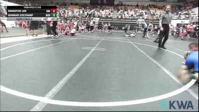 Semifinal - Kingston Lee, CacheWrestlingClub vs Gunnar Coltharp, Harrah Little League Wrestling