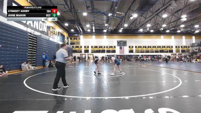 136 lbs Consy 2 - Lynnsey Ashby, Trinity vs Josie Mason, West Greene