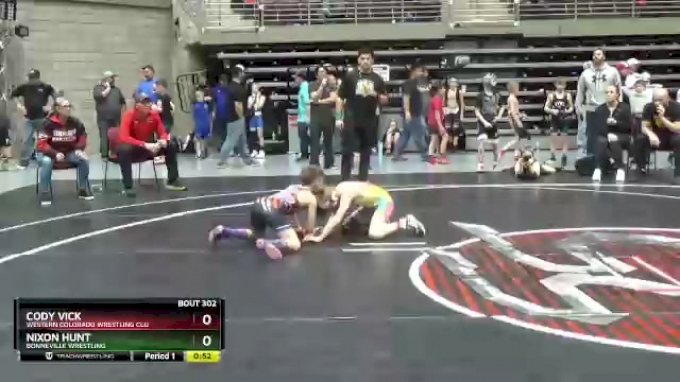 70 lbs Cons. Semi - Cody Vick, Western Colorado Wrestling Clu vs Nixon ...