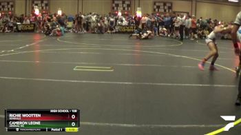 108 lbs Quarterfinal - Cameron Leone, Arsenal WC vs Richie Wootten, Seagulls