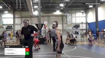 95 lbs Final - Elias Koonce, Belvidere WC vs Coji Campbell, Toss Em Up