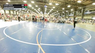 120 lbs Rr Rnd 3 - Logan Worth, BAWA GOLD - HSB vs Caleb Morrow, ICE Wrestling Gold - HSB