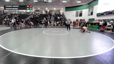 96 lbs 5th Place Match - Dominic Jimenez, The Best Wrestler vs Daeton Brown, Shelton Wrestling Academy
