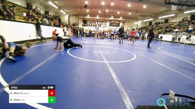 67 lbs 2nd Place - Riley Morris, Broken Arrow Wrestling Club vs Braden Abel, Salina Wrestling Club