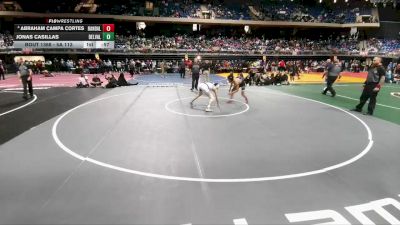 5A 113 lbs 3rd Place Match - Abraham Campa Cortes, Canyon Randall vs Jonas Casillas, El Paso Del Valle