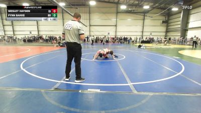 145 lbs Round Of 128 - Wesley Hayden, CA vs Fynn Bakke, MN