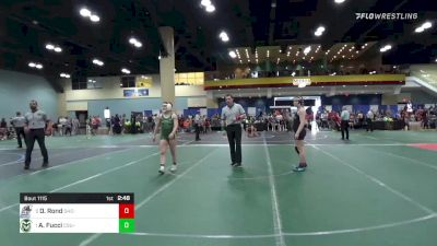 143 lbs Semifinal - Danielle Rond, Grays Harbor (W) vs Anastacia Fucci, Colorado State (W)