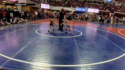 40 lbs Cons. Round 3 - Hazen Bloodman, Remnant Wrestling Club vs Tripp Bussey, Windy City Wrestlers