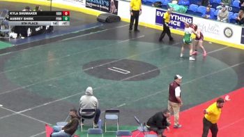 150 lbs 5th Place - Kyla Shumaker, Redbank Valley vs Aubrey Shirk, Penn Manor