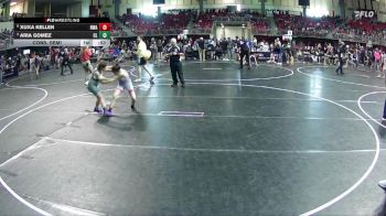 95 lbs Cons. Semi - Xuxa Kellen, Nebraska Wrestling Academy vs Aria Gomez, Clarkson Leigh
