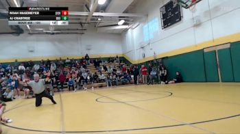 120 lbs Cons. Round 2 - Noah Hagemeyer, Sylvania Southview vs AJ Crabtree, Edison