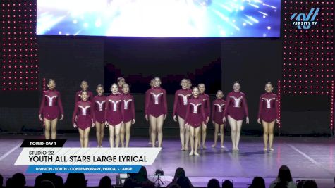 Studio 22 - Youth All Stars Large Lyrical [2025 Youth - Contemporary/Lyrical - Large Day 1] 2025 JAMfest Dance Super Nationals
