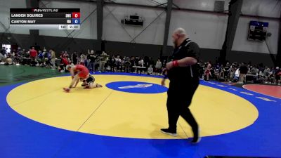 120 lbs Champ. Rd Of 32 - Landen Squires, Sunnyvale Wrestling Club vs Canyon May, Interior Grappling Academy