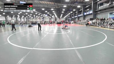 100 lbs Round Of 32 - Jessica Smokes, CT vs Molly Seidman, AL