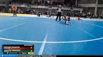115 lbs Quarterfinals (8 Team) - Zachary Schaefer, Pine Island vs Quinton Anderson, Minneota