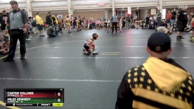 67 lbs Round 4 (6 Team) - Carter Vollmer, MI Pitbulls vs Miles Kennedy, Dundee WC