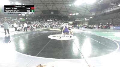 Boys 3A 215 lbs Champ. Round 2 - Eleazar Malaki, Ingraham vs Henry Hovde, North Thurston