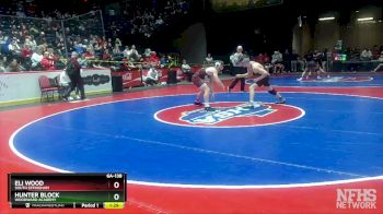 6A-138 lbs Semifinal - Hunter Block, Woodward Academy vs Eli Wood, South Effingham