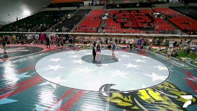 87 lbs Cross Bracket (8 Team) - Hayden Kumfer, Alaska vs Mackenzie Dolan, Idaho