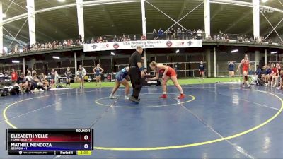 170 lbs Round 1 (6 Team) - Elizabeth Yelle, Texas Blue vs Mathiel Mendoza, Georgia