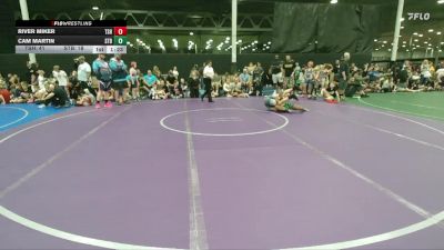 96 lbs Round 1 (6 Team) - Cam Martin, Steller Trained Bossk vs River Miker, Tri State Hammers