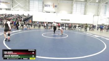 135 lbs Semifinal - Gracie Newman, Crown City Wrestling Club vs Mia Smith, WRCL Wrestling Club