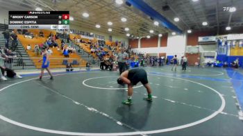 190 lbs Cons. Semi - Brody Carson, Fountain Valley vs Dominic Espitia, South Hills