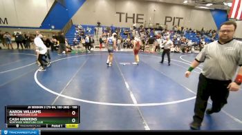 150 lbs 1st Place Match - Aaron Williams, Bruin Wrestling Club vs Cash Hawkins, Northside Wrestling Club