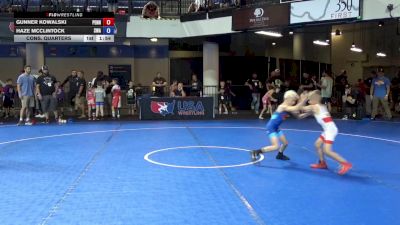 53 lbs Cons. Quarters - Gunner Kowalski, Pennsylvania vs Haze McClintock, Sebolt Wrestling Academy